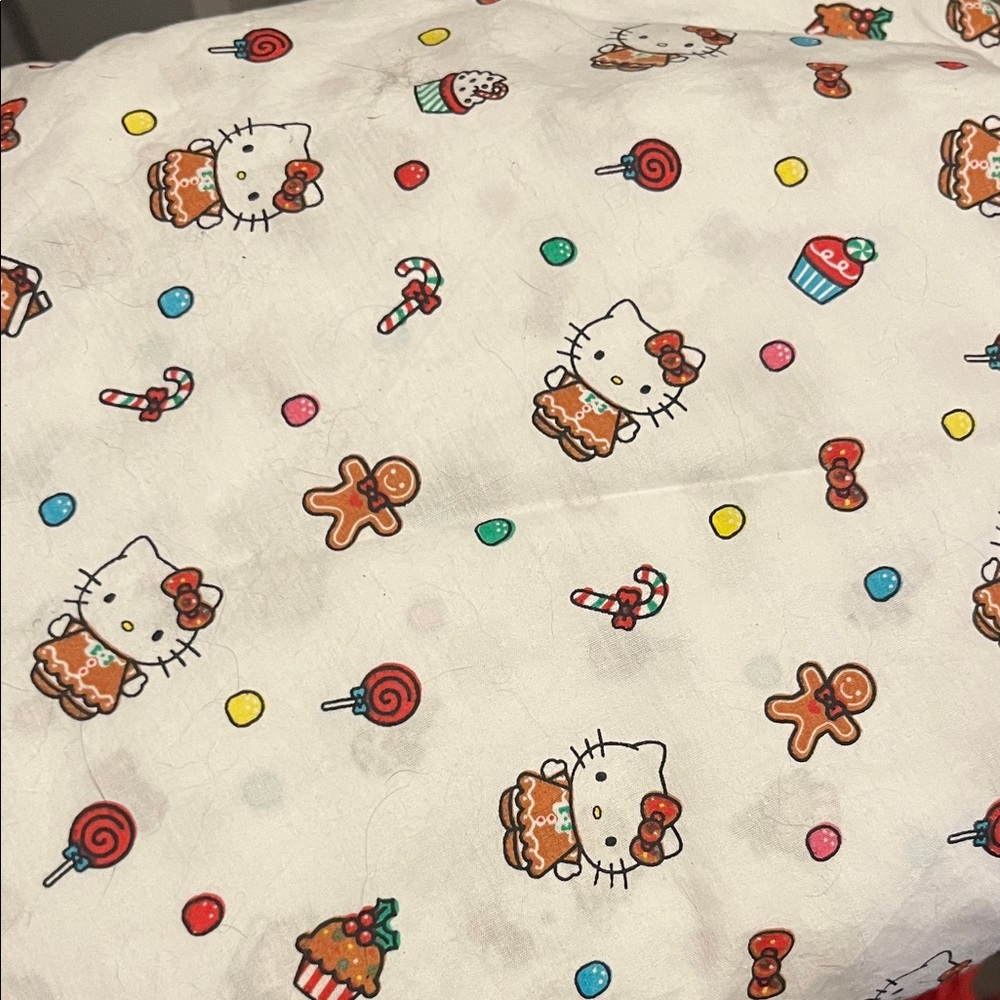 Hello Kitty Gingerbread Print Fabric